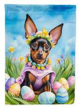 Load image into Gallery viewer, Miniature Pinscher Easter Egg Hunt House Flag