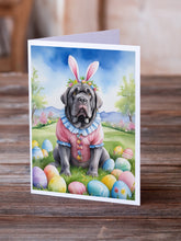 Load image into Gallery viewer, Neapolitan Mastiff Easter Egg Hunt Greeting Cards - Blank Note Cards – 8-Pack of Artist-Designed Cards with Envelopes