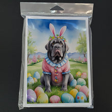 Load image into Gallery viewer, Neapolitan Mastiff Easter Egg Hunt Greeting Cards - Blank Note Cards – 8-Pack of Artist-Designed Cards with Envelopes