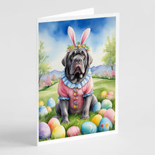 Load image into Gallery viewer, Neapolitan Mastiff Easter Egg Hunt Greeting Cards - Blank Note Cards – 8-Pack of Artist-Designed Cards with Envelopes