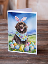 Load image into Gallery viewer, Newfoundland Easter Egg Hunt Greeting Cards - Blank Note Cards – 8-Pack of Artist-Designed Cards with Envelopes