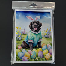 Load image into Gallery viewer, Newfoundland Easter Egg Hunt Greeting Cards - Blank Note Cards – 8-Pack of Artist-Designed Cards with Envelopes