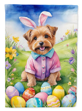 Load image into Gallery viewer, Norfolk Terrier Easter Garden Flag - Easter Egg Hunt - Dog-Themed Spring Yard Decor