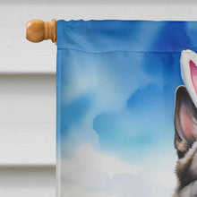Load image into Gallery viewer, Norwegian Elkhound Easter Egg Hunt House Flag