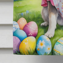Load image into Gallery viewer, Norwegian Elkhound Easter Egg Hunt House Flag