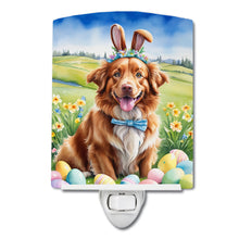 Load image into Gallery viewer, Nova Scotia Duck Tolling Retriever Easter Egg Hunt Ceramic Night Light
