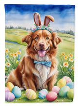 Load image into Gallery viewer, Nova Scotia Duck Tolling Retriever Easter Garden Flag - Easter Egg Hunt - Dog-Themed Spring Yard Decor