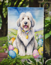 Load image into Gallery viewer, Old English Sheepdog Easter Garden Flag - Easter Egg Hunt - Dog-Themed Spring Yard Decor
