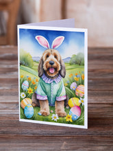 Load image into Gallery viewer, Otterhound Easter Egg Hunt Greeting Cards - Blank Note Cards – 8-Pack of Artist-Designed Cards with Envelopes