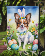 Load image into Gallery viewer, Papillon Easter Garden Flag - Easter Egg Hunt - Dog-Themed Spring Yard Decor