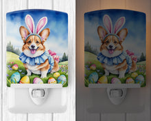 Load image into Gallery viewer, Corgi Easter Egg Hunt Ceramic Night Light