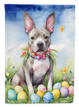 Load image into Gallery viewer, Pit Bull Terrier Easter Egg Hunt House Flag