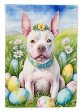Load image into Gallery viewer, Pit Bull Terrier Easter Egg Hunt House Flag