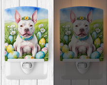 Load image into Gallery viewer, Pit Bull Terrier Easter Egg Hunt Ceramic Night Light