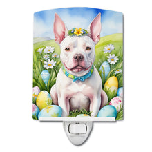 Load image into Gallery viewer, Pit Bull Terrier Easter Egg Hunt Ceramic Night Light