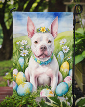 Load image into Gallery viewer, Pit Bull Terrier Easter Garden Flag - Easter Egg Hunt - Dog-Themed Spring Yard Decor