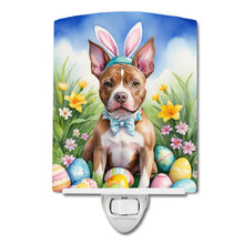 Load image into Gallery viewer, Pit Bull Terrier Easter Egg Hunt Ceramic Night Light