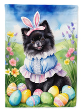 Load image into Gallery viewer, Pomeranian Easter Egg Hunt House Flag