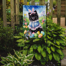 Load image into Gallery viewer, Pomeranian Easter Garden Flag - Easter Egg Hunt - Dog-Themed Spring Yard Decor