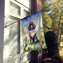 Load image into Gallery viewer, Black Poodle Easter Egg Hunt House Flag