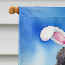 Load image into Gallery viewer, Black Poodle Easter Egg Hunt House Flag