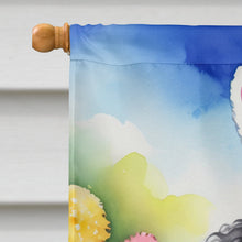 Load image into Gallery viewer, Black Poodle Easter Egg Hunt House Flag