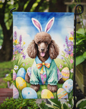 Load image into Gallery viewer, Poodle Easter Garden Flag - Easter Egg Hunt - Dog-Themed Spring Yard Decor