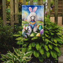 Load image into Gallery viewer, Poodle Easter Garden Flag - Easter Egg Hunt - Dog-Themed Spring Yard Decor