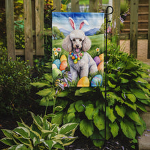 Load image into Gallery viewer, Poodle Easter Garden Flag - Easter Egg Hunt - Dog-Themed Spring Yard Decor