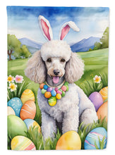 Load image into Gallery viewer, Poodle Easter Garden Flag - Easter Egg Hunt - Dog-Themed Spring Yard Decor