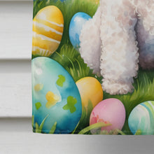 Load image into Gallery viewer, White Poodle Easter Egg Hunt House Flag