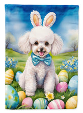 Load image into Gallery viewer, White Poodle Easter Egg Hunt House Flag