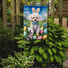 Load image into Gallery viewer, Poodle Easter Garden Flag - Easter Egg Hunt - Dog-Themed Spring Yard Decor
