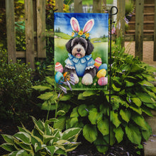 Load image into Gallery viewer, Portuguese Water Dog Easter Garden Flag - Easter Egg Hunt - Dog-Themed Spring Yard Decor