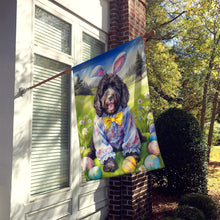 Load image into Gallery viewer, Portuguese Water Dog Easter Egg Hunt House Flag