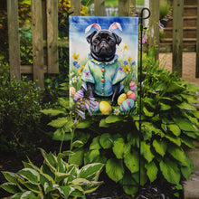 Load image into Gallery viewer, Pug Easter Garden Flag - Easter Egg Hunt - Dog-Themed Spring Yard Decor