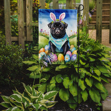 Load image into Gallery viewer, Pug Easter Garden Flag - Easter Egg Hunt - Dog-Themed Spring Yard Decor