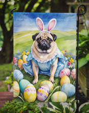 Load image into Gallery viewer, Pug Easter Garden Flag - Easter Egg Hunt - Dog-Themed Spring Yard Decor
