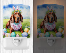Load image into Gallery viewer, Redbone Coonhound Easter Egg Hunt Ceramic Night Light