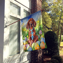 Load image into Gallery viewer, Redbone Coonhound Easter Egg Hunt House Flag