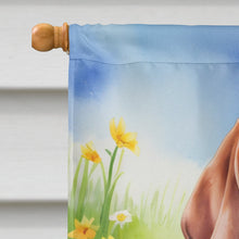 Load image into Gallery viewer, Redbone Coonhound Easter Egg Hunt House Flag