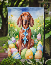 Load image into Gallery viewer, Redbone Coonhound Easter Garden Flag - Easter Egg Hunt - Dog-Themed Spring Yard Decor