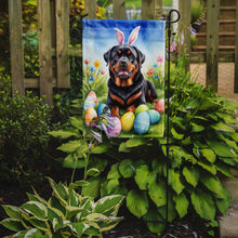 Load image into Gallery viewer, Rottweiler Easter Garden Flag - Easter Egg Hunt - Dog-Themed Spring Yard Decor