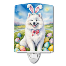 Load image into Gallery viewer, Samoyed Easter Egg Hunt Ceramic Night Light