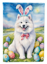 Load image into Gallery viewer, Samoyed Easter Garden Flag - Easter Egg Hunt - Dog-Themed Spring Yard Decor
