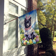 Load image into Gallery viewer, Schipperke Easter Egg Hunt House Flag