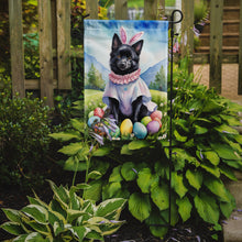 Load image into Gallery viewer, Schipperke Easter Garden Flag - Easter Egg Hunt - Dog-Themed Spring Yard Decor