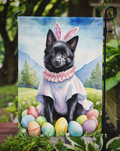 Load image into Gallery viewer, Schipperke Easter Garden Flag - Easter Egg Hunt - Dog-Themed Spring Yard Decor