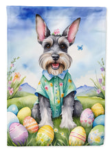Load image into Gallery viewer, Schnauzer Easter Egg Hunt House Flag