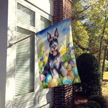 Load image into Gallery viewer, Schnauzer Easter Egg Hunt House Flag